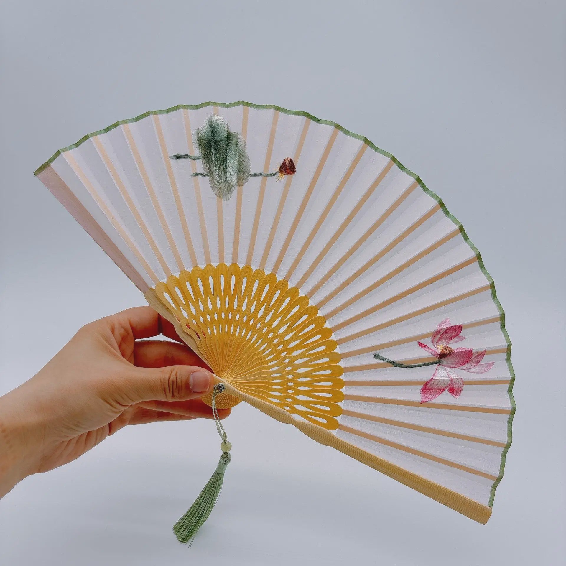 Luxe Suzhou Borduur Vouwbare Waaiers - Vintage Chinese Stijl Decoratief