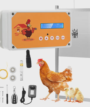 Automatische Kippendeur met Afstandsbediening, Timer & Lichtsensor - Veilig en Gemakkelijk