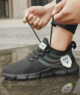 Herensneakers Ademend Lichtgewicht Mesh - Casual Sport & Hardloopschoenen