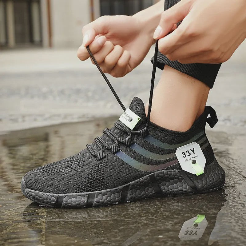 Herensneakers Ademend Lichtgewicht Mesh - Casual Sport & Hardloopschoenen
