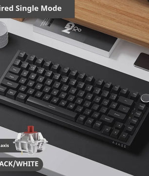 AJAZZ AK820 Mechanisch Gaming Toetsenbord 75% Layout met Volumeknop & RGB