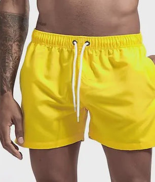 Heren Sneldrogende Zwemshorts met Trekkoord en Zakken - Perfect voor Strand en Zomeractiviteiten