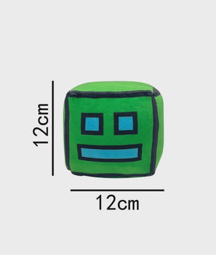 Geometry Dash Pluche Speelgoed - 12cm Zachte Knuffel Pop voor Kinderen & Fans