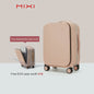 Mixi Aluminium Frame Koffer - Handbagage met Vooropening & 180° Opening