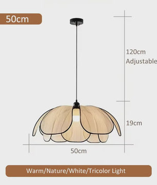 Retro Rotan Bloem Hanglamp - Sfeervolle Verlichting voor Woonkamer, Slaapkamer & Eetkamer