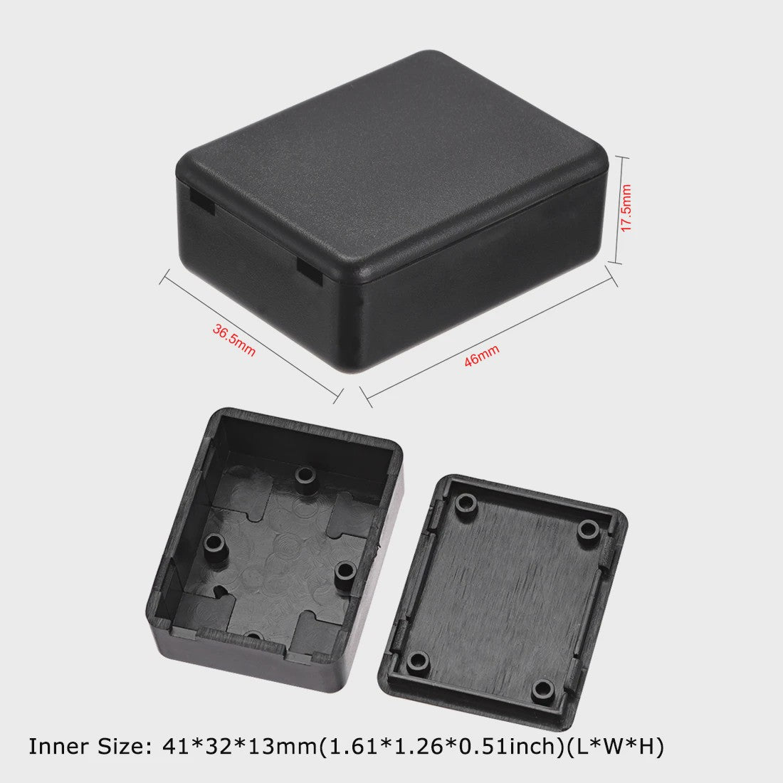 ABS Plastic Projectboxen (1-10 Stuks) - Stofdicht & Duurzaam voor Elektronica