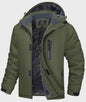 Heren Winterjas Waterdicht Fleece Warm Winddicht Met Capuchon voor Skiën, Snowboarden, Wandelen & Outdoor