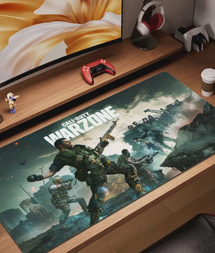 Anime Natural Rubber Gamer Office Decoration Home Mouse Pad Calls Of Duty Warzone Gaming Large Size Mouse Mat 90x40CM Mouse Pad