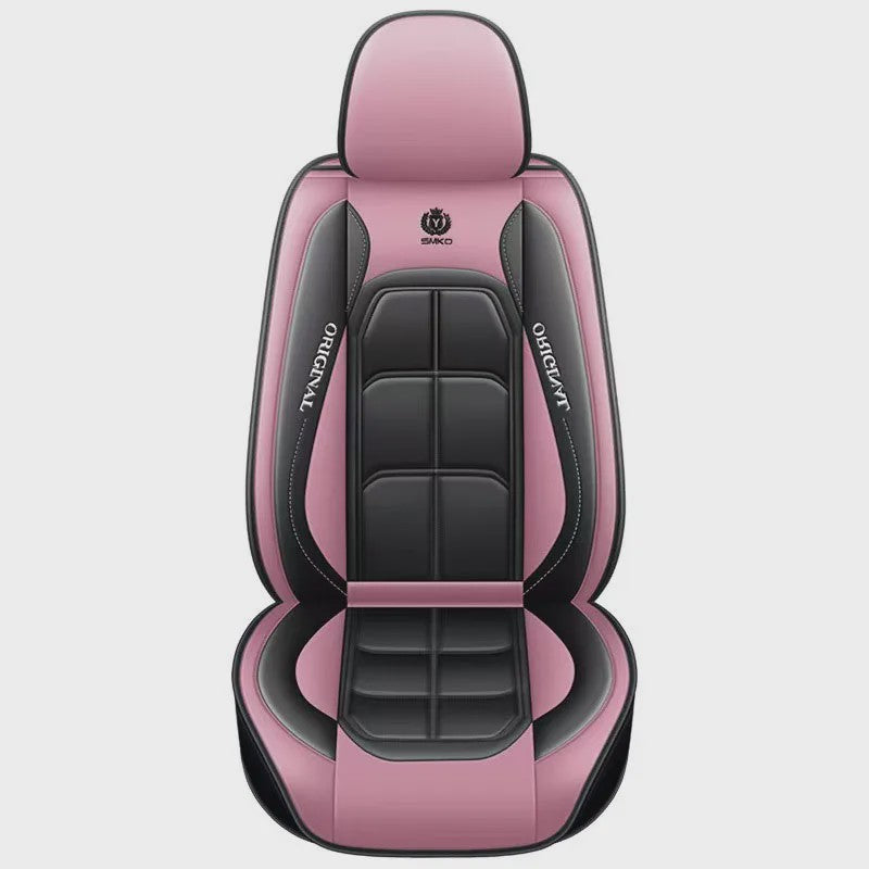 Universele Autostoelhoes - Luxe Lederlook & IJszijde - Volledig Beschermend - Vier Seizoenen