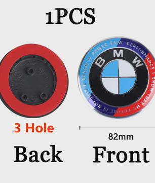 BMW Embleem Vervanging 74/82mm - Motorkap, Kofferbak Badge