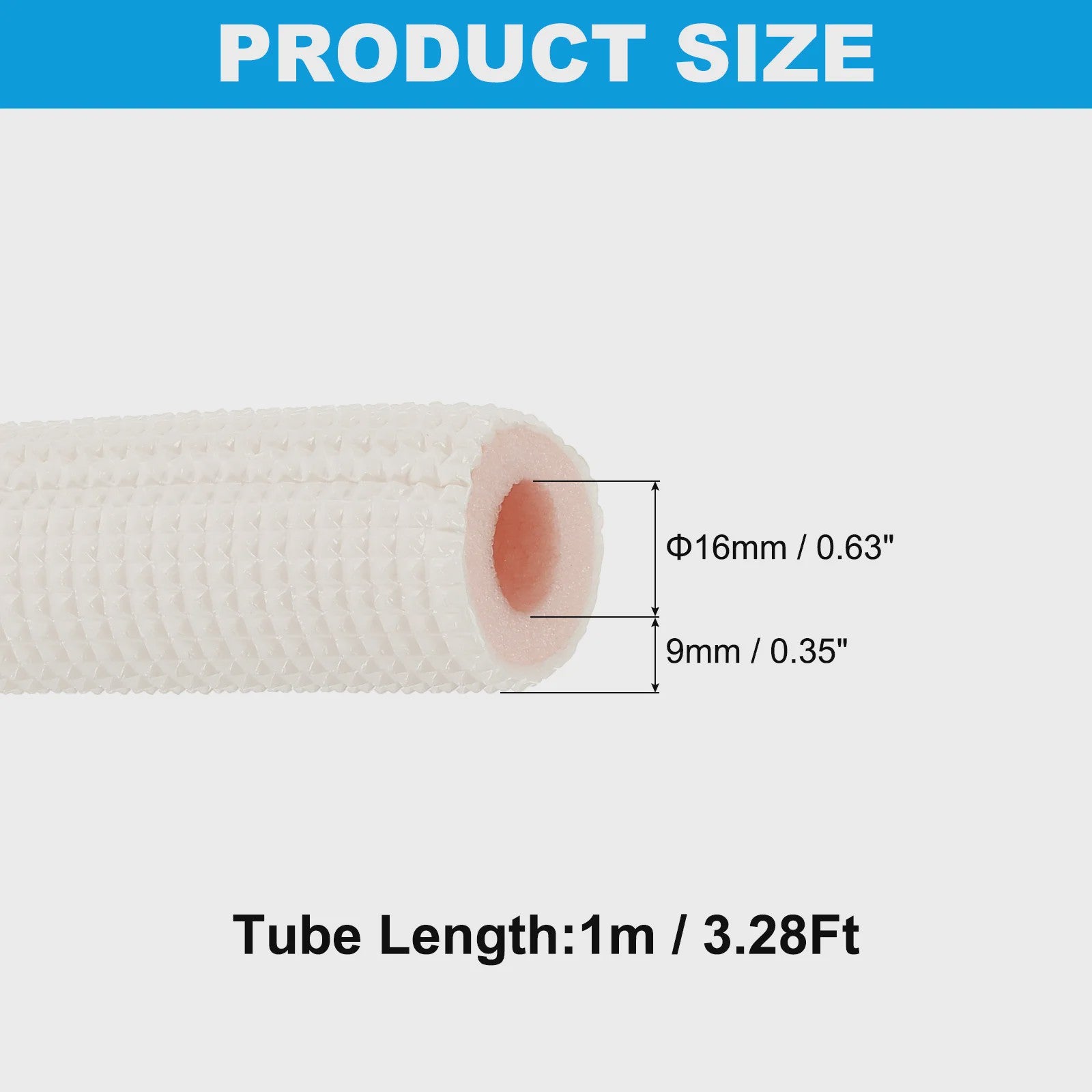 Isolatieschuim Buizen voor Airconditioner Leidingen - Warmte- en Koudeisolatie (1/2/3 Meter)