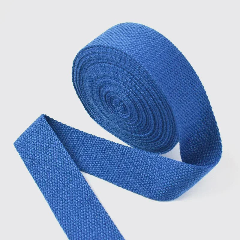 4 Meter Katoenen Band - 1.3mm Dikke Webbing voor Tassen, Riemen & DIY Projecten (20-50mm Breed)