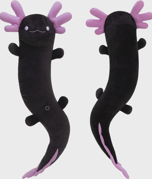 Glow-in-the-dark Axolotl Knuffelkussen 122cm - Magisch Pluche Kussen met Lichtgevende Oren, Cadeau voor Kinderen & Tieners
