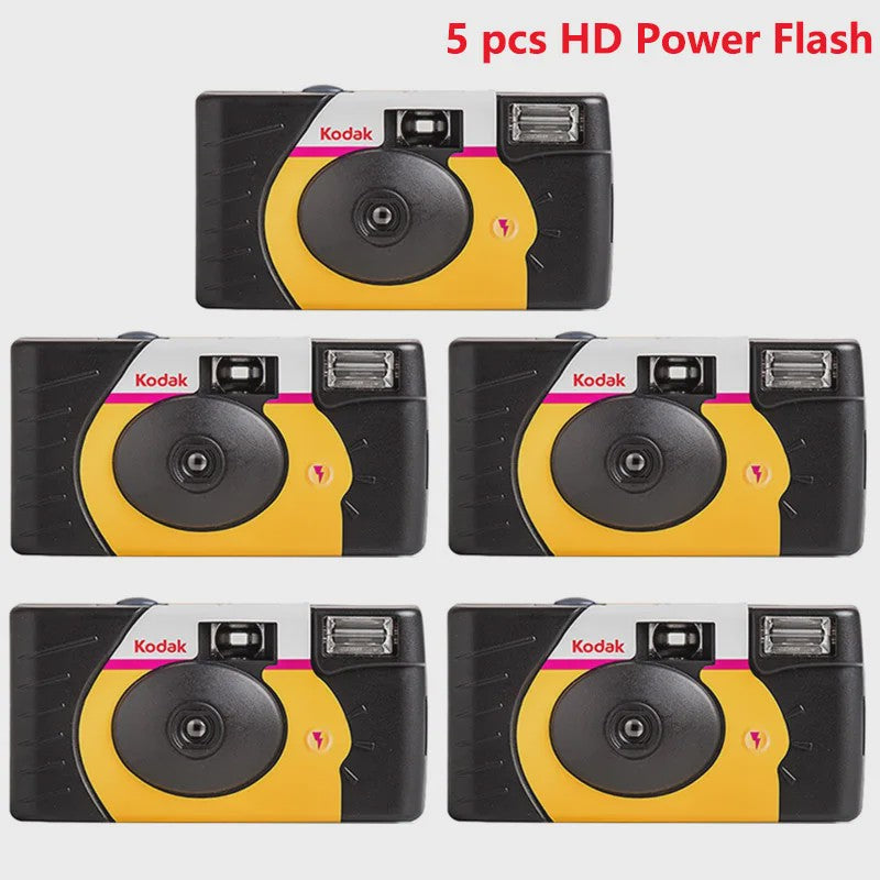 Kodak HD Power Flash Wegwerpcamera - 27+12 Foto's met Ingebouwde Flitser