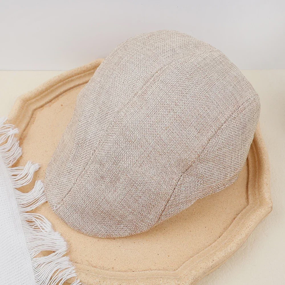 Stijlvolle Britse Baret Pet voor Heren - Retro Painter Cap voor Lente & Zomer