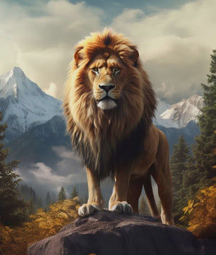 Canvas Posters: Majestueuze Wilde Dieren & Berglandschappen voor aan de Muur