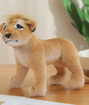 Realistische Pluche Dieren Knuffels - Tijger, Leeuw & Luipaard - Zacht Speelgoed & Decoratie