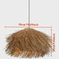 Sfeervolle Rotan Hanglamp 50cm - Natuurlijke Woonkamer & Slaapkamer Verlichting