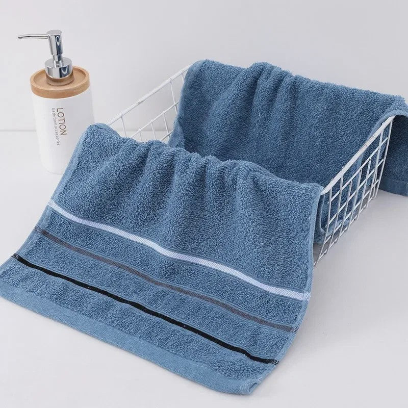 Pluche Katoenen Handdoekenset - Zacht & Absorberend, Diverse Kleuren