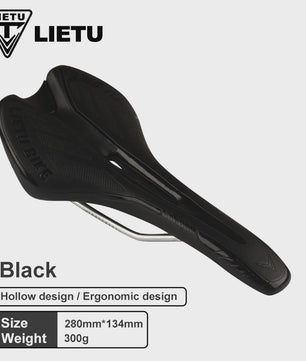 LIETU Fietzadel - Comfortabel MTB & Racefiets Zadel met Siliconen Gel Kussen en Antislip Grip