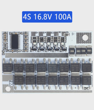 100A BMS Beschermingsbord voor 3S/4S/5S Li-ion Batterijen (12.6V-21V)