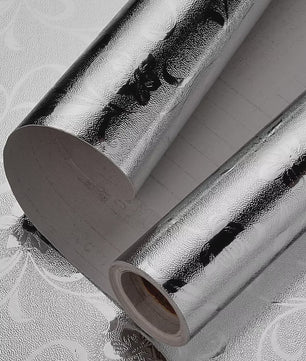 Keuken Sticker - Hittebestendig, Waterdicht & Oliebestendig - Aluminium Folie Look