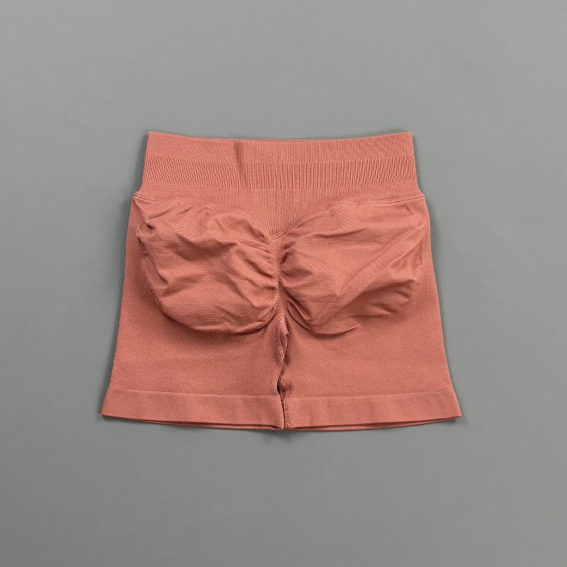 HISTELLO Seamless Biker Shorts Dames - Low Waist Scrunch Butt voor Fitness & Yoga