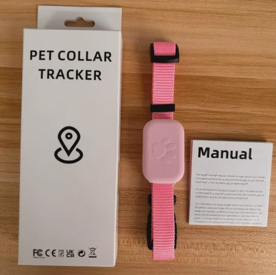Pet GPS Tracker Halsband - Anti-Verlies Tracker voor Hond & Kat met Apple Find My