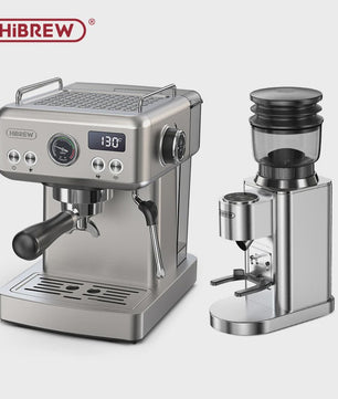 HiBREW H10A Semi-Automatische Espressomachine - 20 Bar, Instelbare Temperatuur & 58mm Portafilter