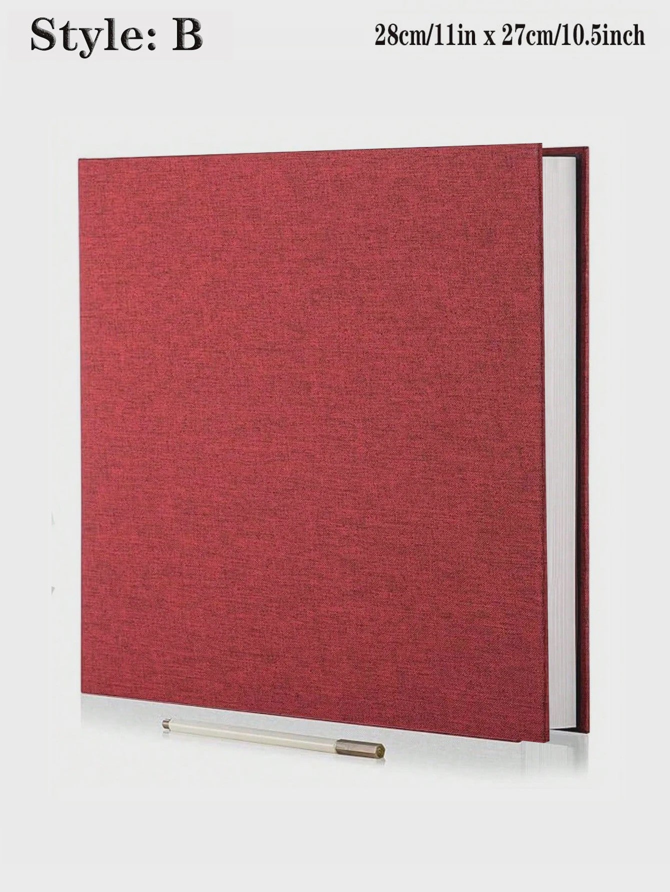 Linnen Fotoalbum Zelfklevend - DIY Scrapbook voor 2x3 tot 8x10 Inch Foto's