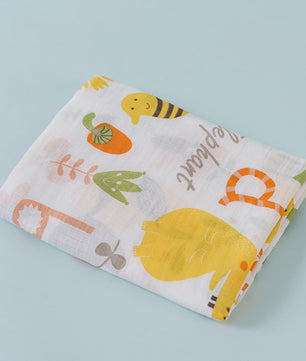 Zachte Katoenen Baby Swaddle Deken - 2 Laags Muslin, Sneldrogend & Ademend