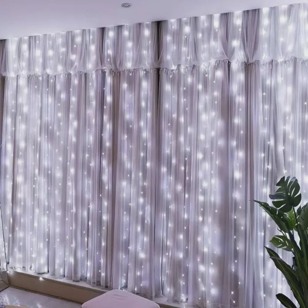LED Gordijn Lichtjes met Afstandsbediening - USB Feestverlichting voor Huis, Bruiloft & Kerst