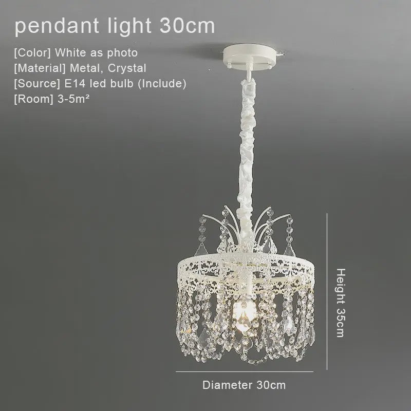 Moderne Kristallen Kroonluchter met 6 Lichtpunten - Stijlvolle Woonkamer & Slaapkamer Verlichting
