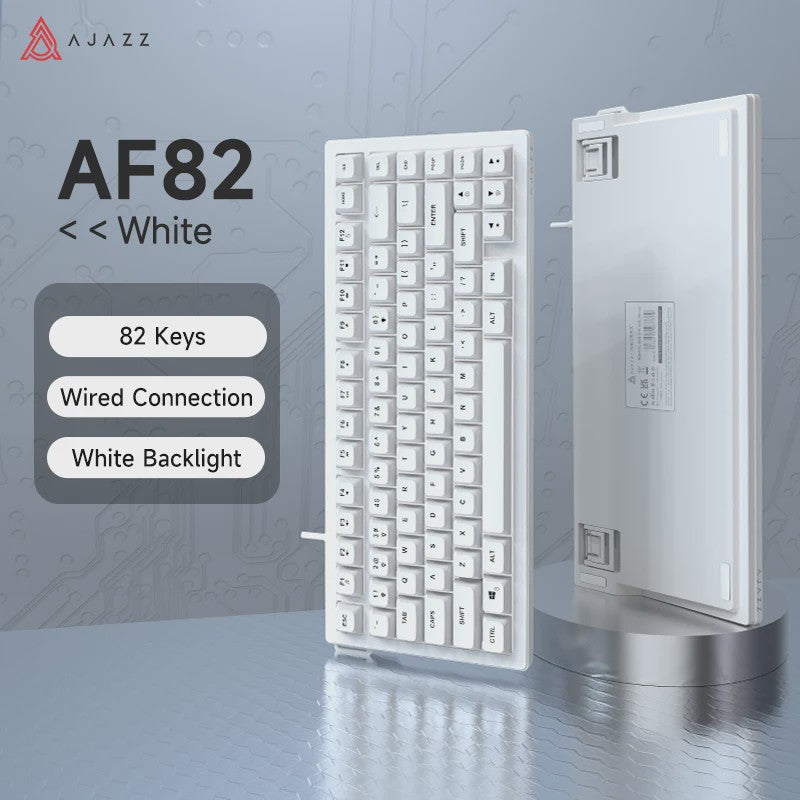 AJAZZ AF82 75% Draadloos Gaming Toetsenbord met Display, RGB & 4000mAh Batterij