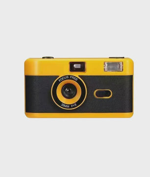 Retro 35mm Filmcamera met Ingebouwde Flits - Herbruikbaar en Stijlvol