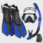 Compleet Snorkel Set voor Volwassenen: Panoramisch Anti-Condens Duikmasker, Droge Snorkel & Verstelbare Zwemvinnen