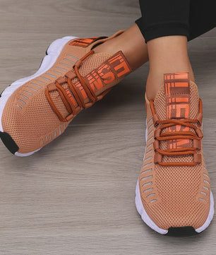Ademende Sportschoenen Dames - Lichtgewicht Mesh, Comfortabele Zachte Zool, Casual Sneakers