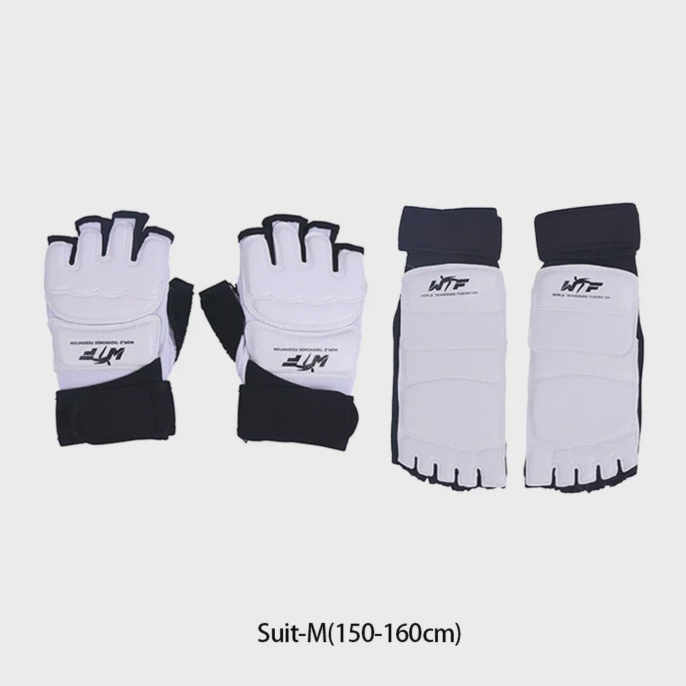 Karate & Taekwondo Handschoenen en Voetbeschermers Set - Half Vinger & Flexibel