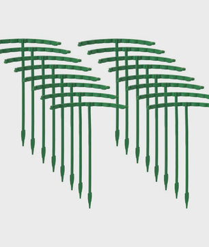 Plantensteun Stokken Set - Groen Plastic - Voor Bloemen & Planten