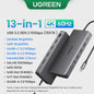 UGREEN 10-in-1 USB-C Hub: 8K/4K Dual HDMI, RJ45, USB 3.0, PD 100W - Docking Station voor MacBook & Laptop