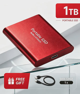 Snelle Externe SSD 1TB/2TB USB 3.1 - Compacte Mobiele Opslag voor PC & Mac