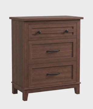 Moderne Ladekast van MDF - 74x40x75cm - Slaapkamer Commode met Textuur Fronten en Anti-Tip Kit