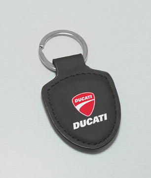 Leren Ducati Autosleutelhanger - Perfect voor Monster, Panigale & meer