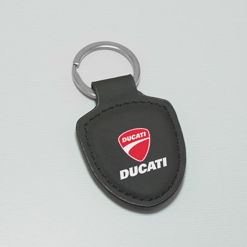 Leren Ducati Autosleutelhanger - Perfect voor Monster, Panigale & meer