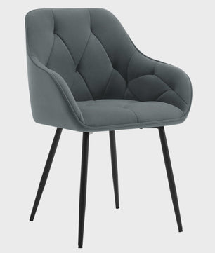 Gestoffeerde Eetkamerstoelen met Armleuningen - Set van 2 - Comfortabel & Stijlvol