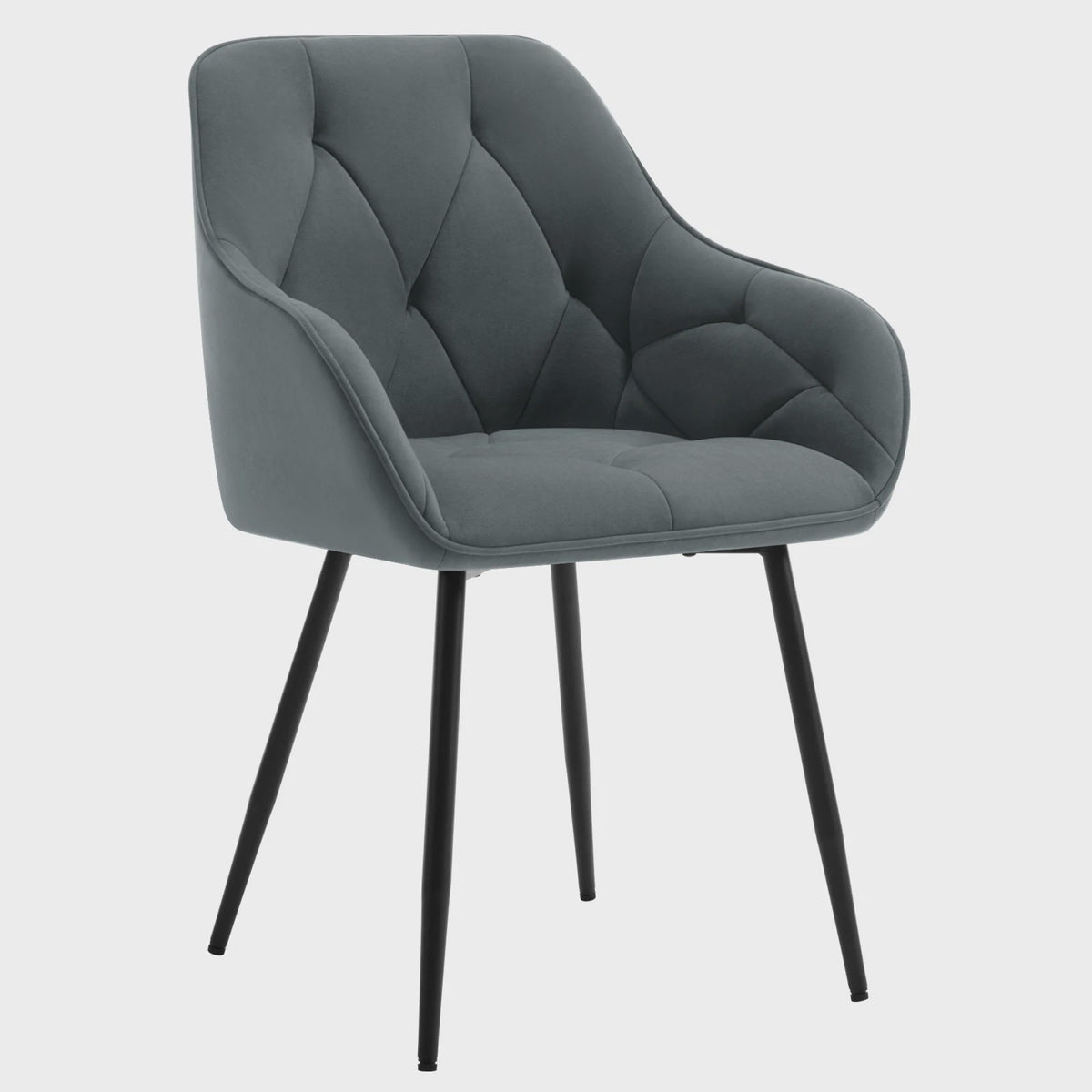 Gestoffeerde Eetkamerstoelen met Armleuningen - Set van 2 - Comfortabel & Stijlvol