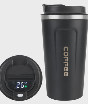 RVS Thermo Koffiebeker - Lekvrij Reizen - 380/510ML