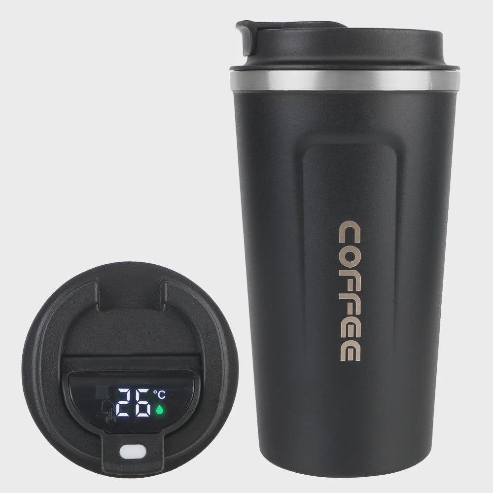 RVS Thermo Koffiebeker - Lekvrij Reizen - 380/510ML