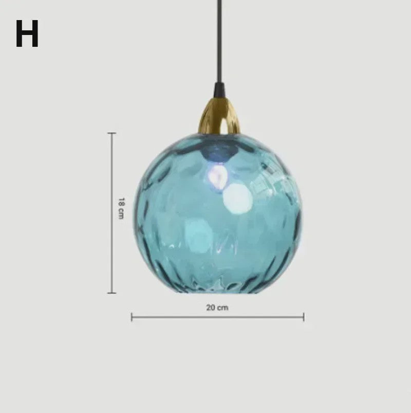 Kleurrijke Moderne Glazen Hanglamp - Stijlvolle Plafondlamp voor Woonkamer & Eetkamer