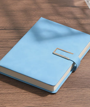 Luxe Vintage A5 Leren Notitieboek met Gepersonaliseerde Kaft - Perfect voor Werk & Studie